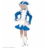 Widmann Majorette Meisje Blauw -Halloween/Cosplay widmann majorette meisje blauw