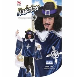 Widmann Musketier Blauw -Halloween/Cosplay widmann musketier blauw 2