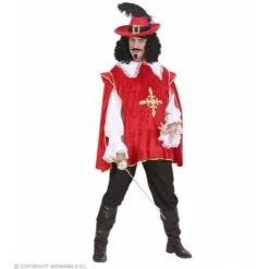 Widmann Musketier Rood -Halloween/Cosplay widmann musketier rood 3