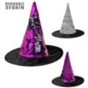 Widmann Omkeerbare Heksenhoed Paars/zilver -Halloween/Cosplay widmann omkeerbare heksenhoed paars zilver