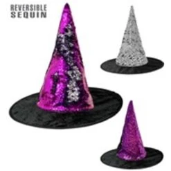 Widmann Omkeerbare Heksenhoed Paars/zilver