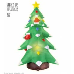 Widmann Opblaasbare Kerstboom 183Cm Gebruik Binnen En Buiten -Halloween/Cosplay widmann opblaasbare kerstboom 183cm gebruik binnen 1