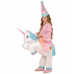 Widmann Opblaasbare Unicorn Kind -Halloween/Cosplay widmann opblaasbare unicorn kind 2