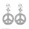 Widmann Peace And Love Oorbellen Strass -Halloween/Cosplay widmann peace and love oorbellen strass