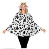 Widmann Poncho Met Kap Koe, Volwassen -Halloween/Cosplay widmann poncho met kap koe volwassen