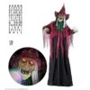 Widmann Pratende En Lachende Heks Met Licht -Halloween/Cosplay widmann pratende en lachende heks met licht
