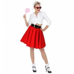 Widmann Rock 'N' Roll Rok Rood -Halloween/Cosplay widmann rock n roll rok rood 4