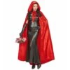 Widmann Satijnen Cape Met Kap Rood -Halloween/Cosplay widmann satijnen cape met kap rood