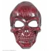 Widmann Schedelmasker Rood Metalic -Halloween/Cosplay widmann schedelmasker rood metalic