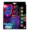 Widmann Set Van 6 Neon Make-up Potloden. -Halloween/Cosplay widmann set van 6 neon make up potloden