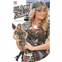 Widmann Soldatenmeisje Amerikaanse Leger -Halloween/Cosplay widmann soldatenmeisje amerikaanse leger 2