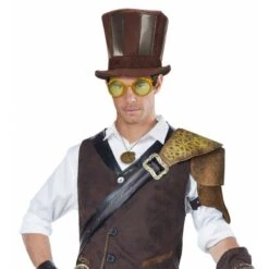 Widmann Stofbril Steampunk Goud -Halloween/Cosplay widmann stofbril steampunk goud 3