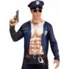 Widmann T-Shirt Lange Mouwen Politieman -Halloween/Cosplay widmann t shirt lange mouwen politieman