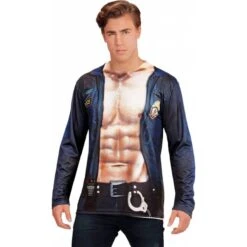 Widmann T-Shirt Lange Mouwen Politieman -Halloween/Cosplay widmann t shirt lange mouwen politieman 3