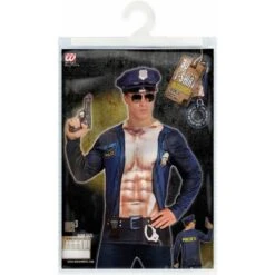 Widmann T-Shirt Lange Mouwen Politieman -Halloween/Cosplay widmann t shirt lange mouwen politieman 4