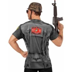 Widmann T-Shirt Soldaat -Halloween/Cosplay widmann t shirt soldaat 2