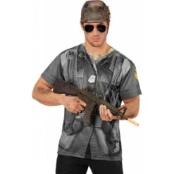 Widmann T-Shirt Soldaat -Halloween/Cosplay widmann t shirt soldaat 3