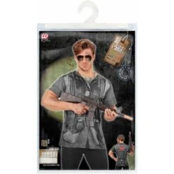 Widmann T-Shirt Soldaat -Halloween/Cosplay widmann t shirt soldaat 4